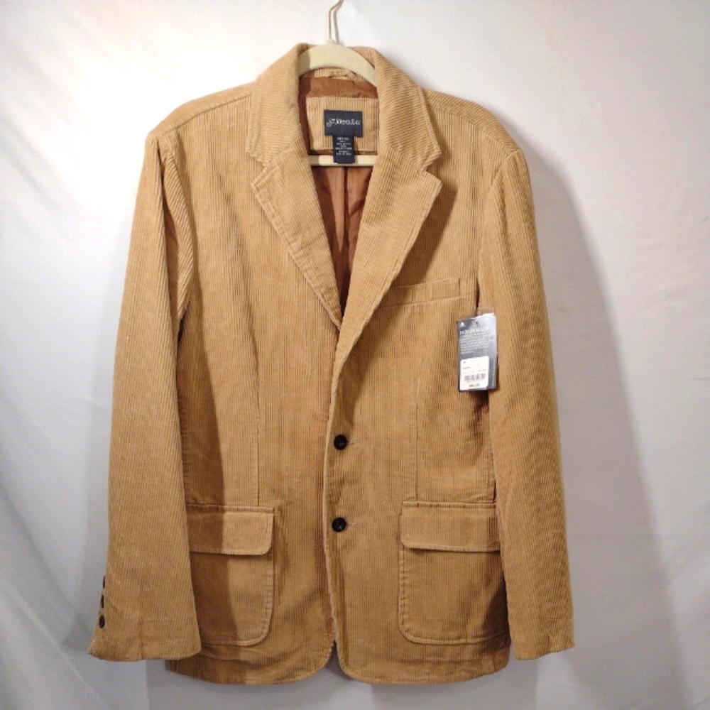 St. Johns Bay - Beige Corduroy Everyday Blazer - Men's Size Medium NWT.Chest